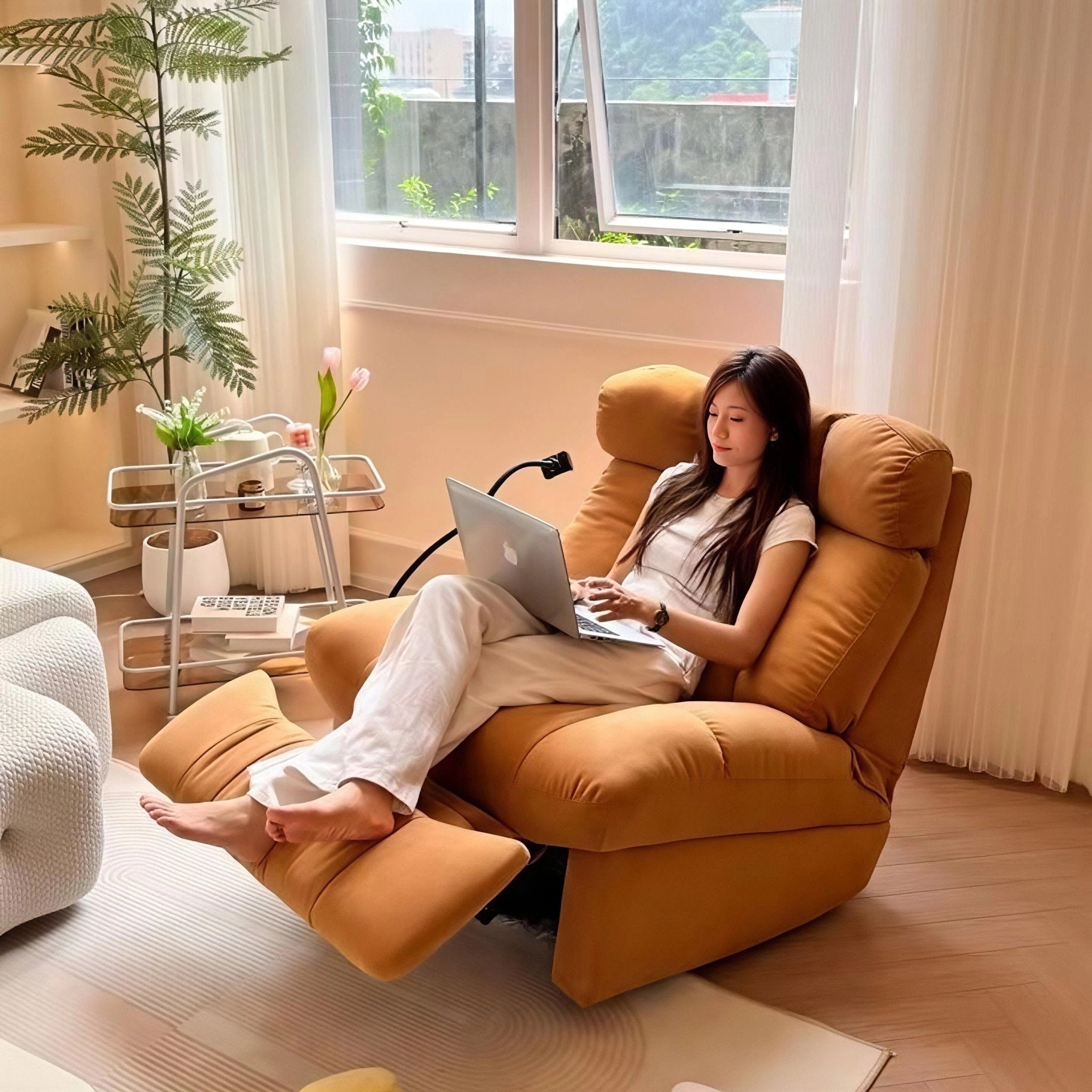 Baxton Electric Recliner - The Sofa Haus