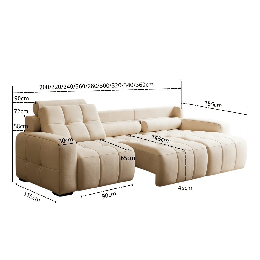 Jimmy Extendable Sofa - Dextra Living