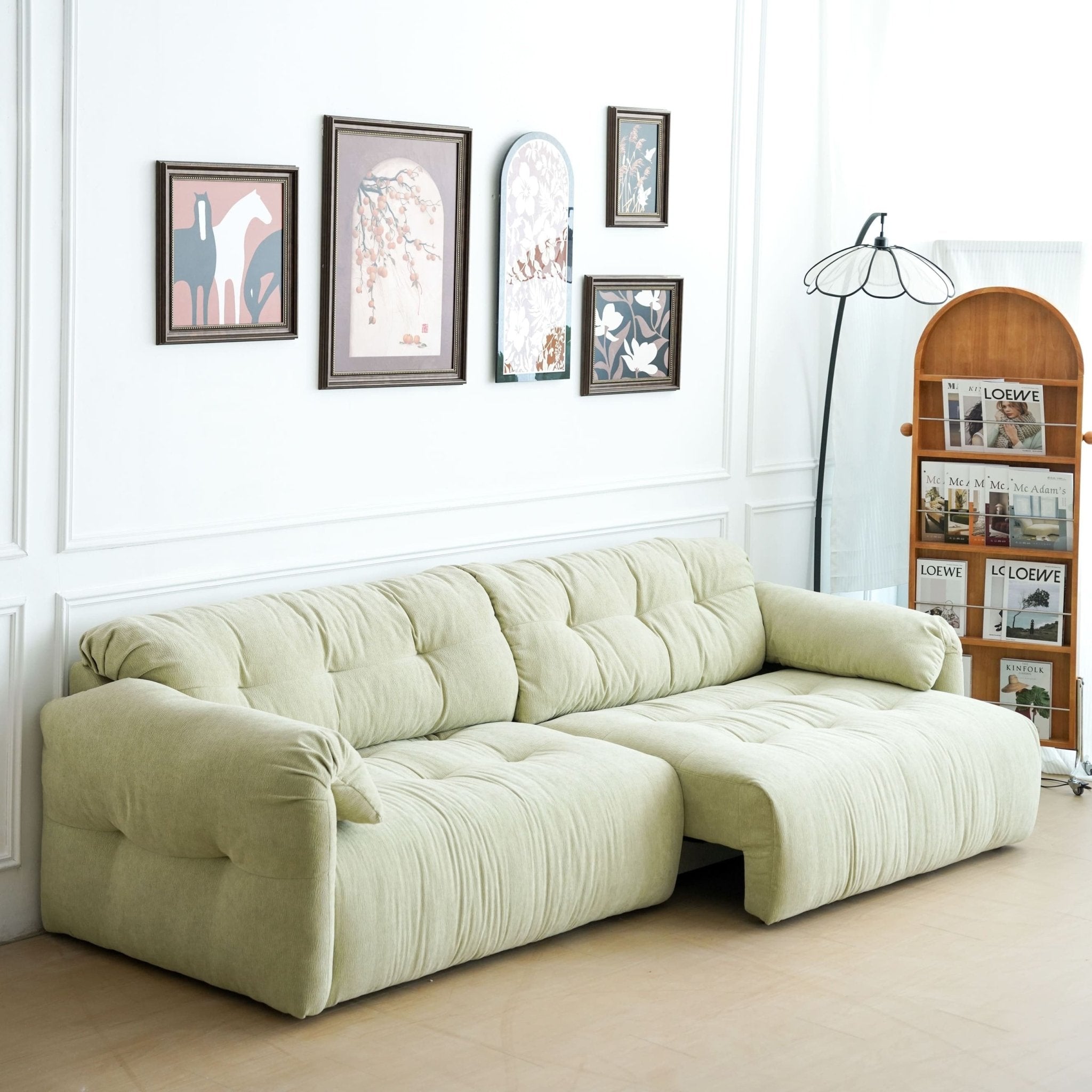 Extend Couch Monti Extendable Sofa - Modern Comfortable Lounging Sofa – Dextra Living