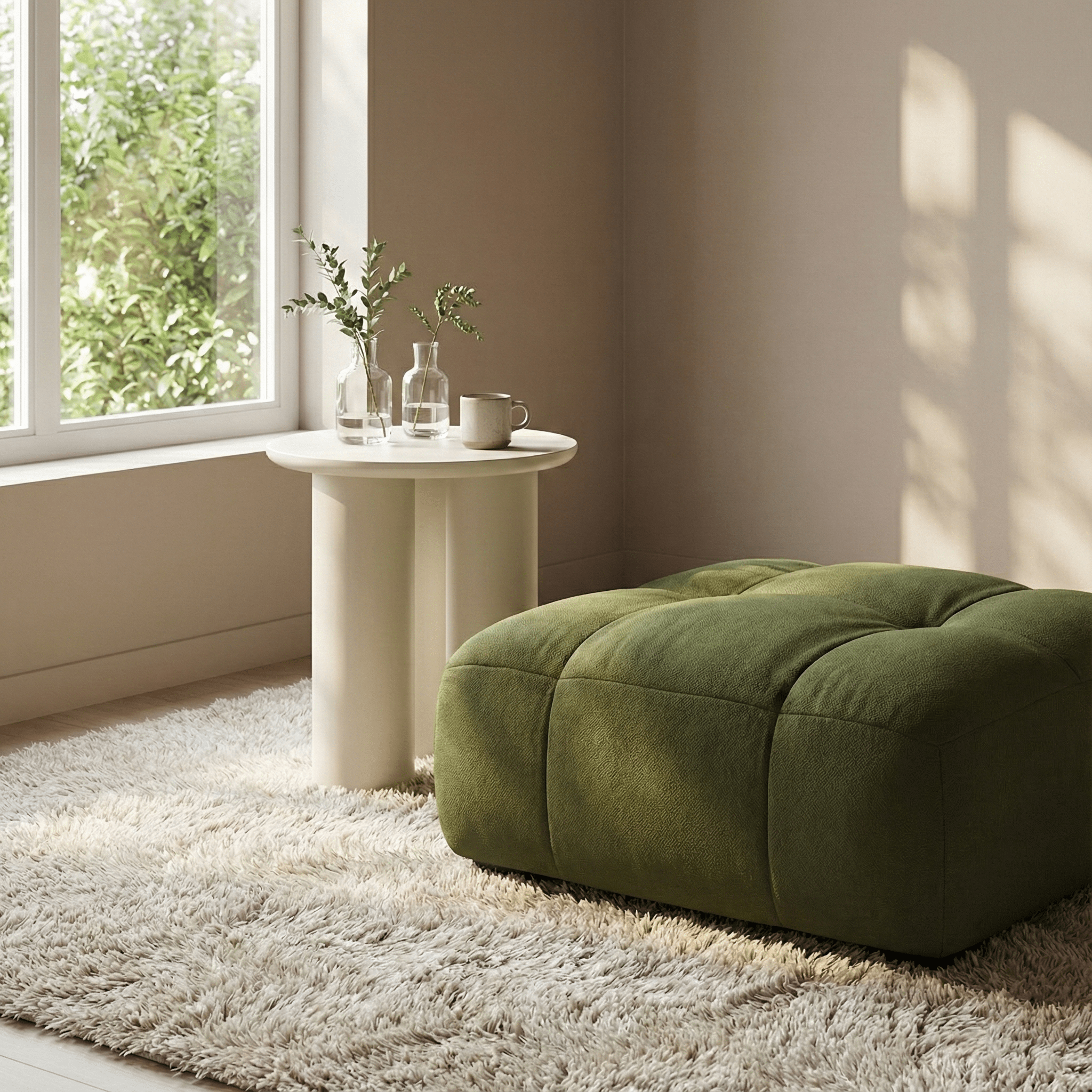 Moss Ottoman - Dextra Living