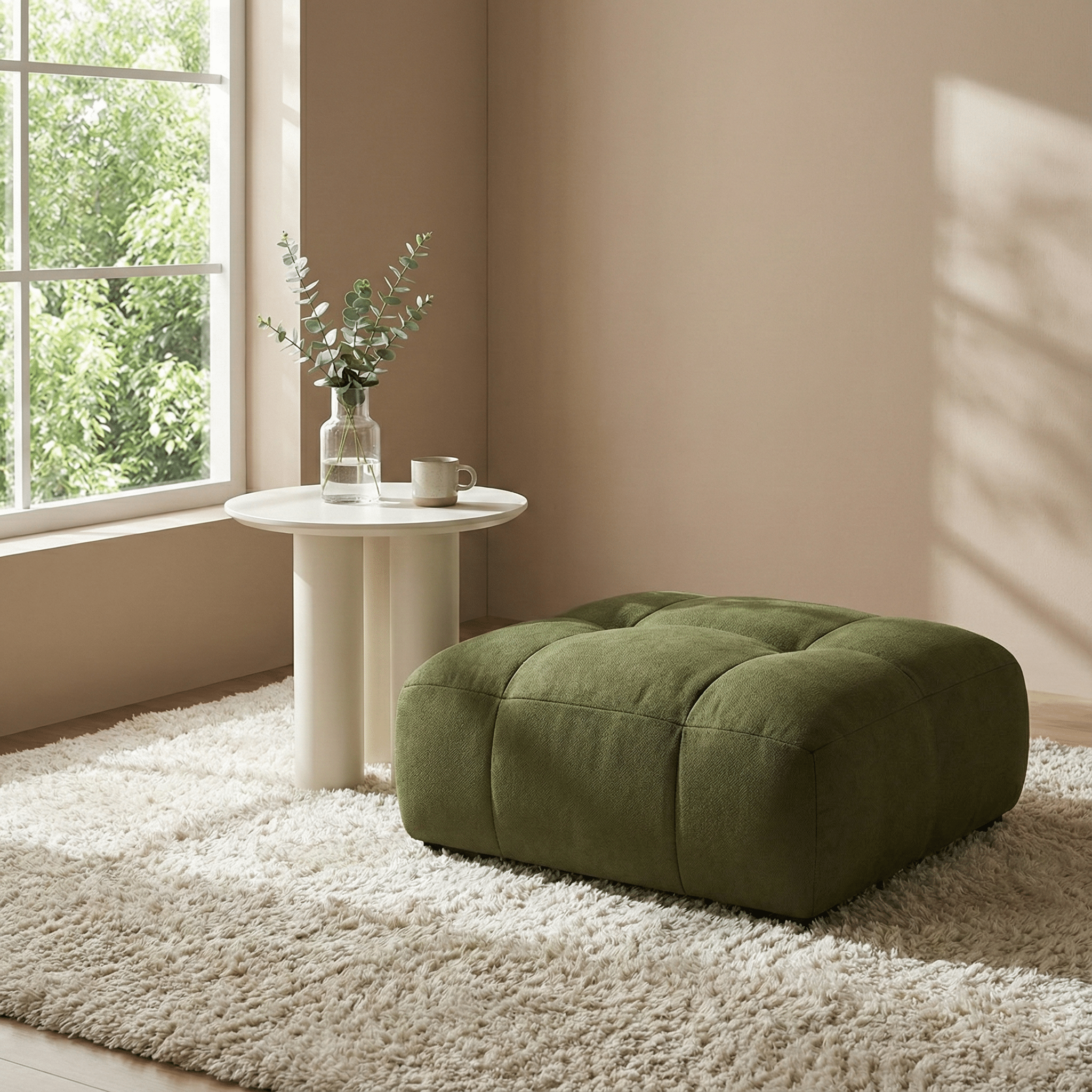 Moss Ottoman - Dextra Living