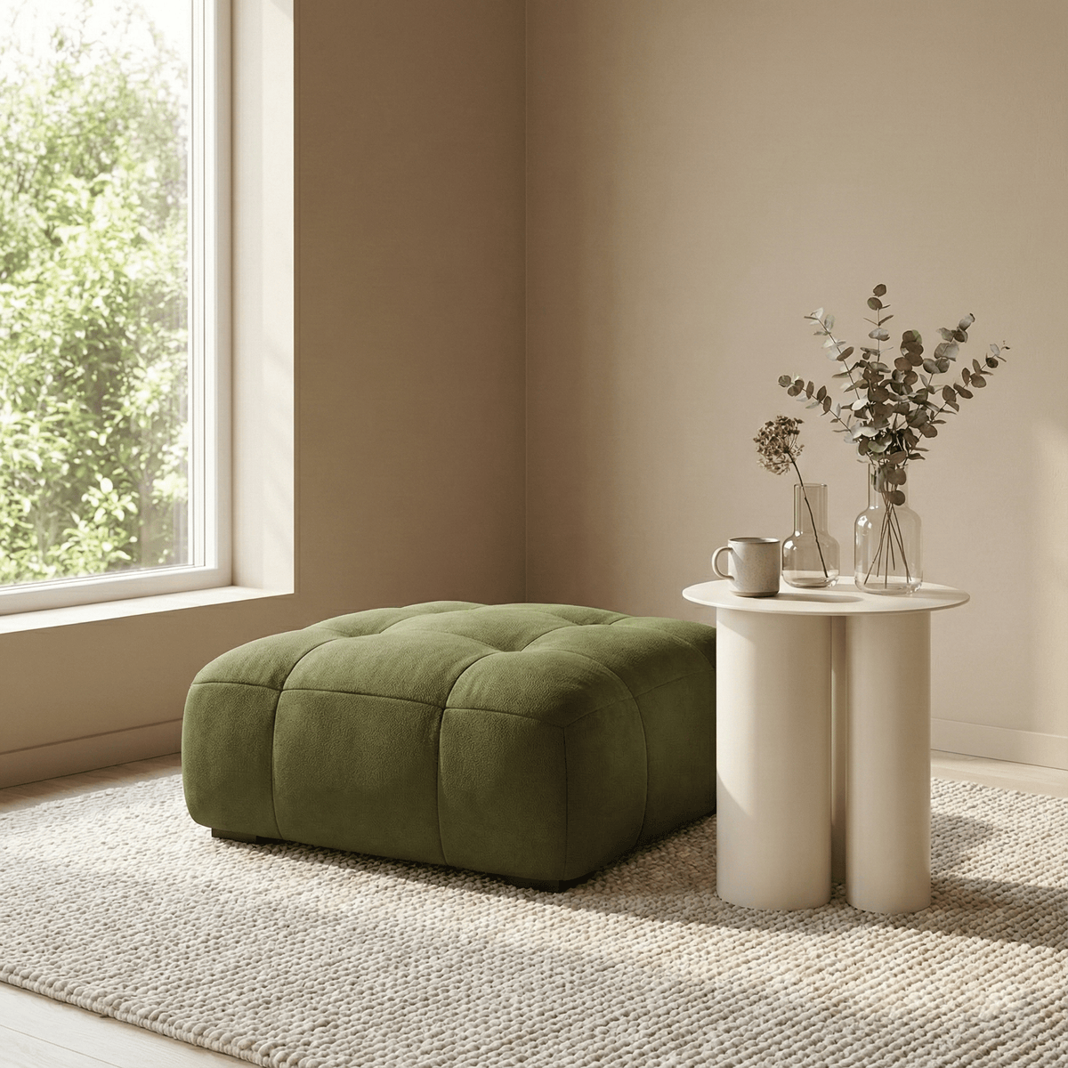 Moss Ottoman