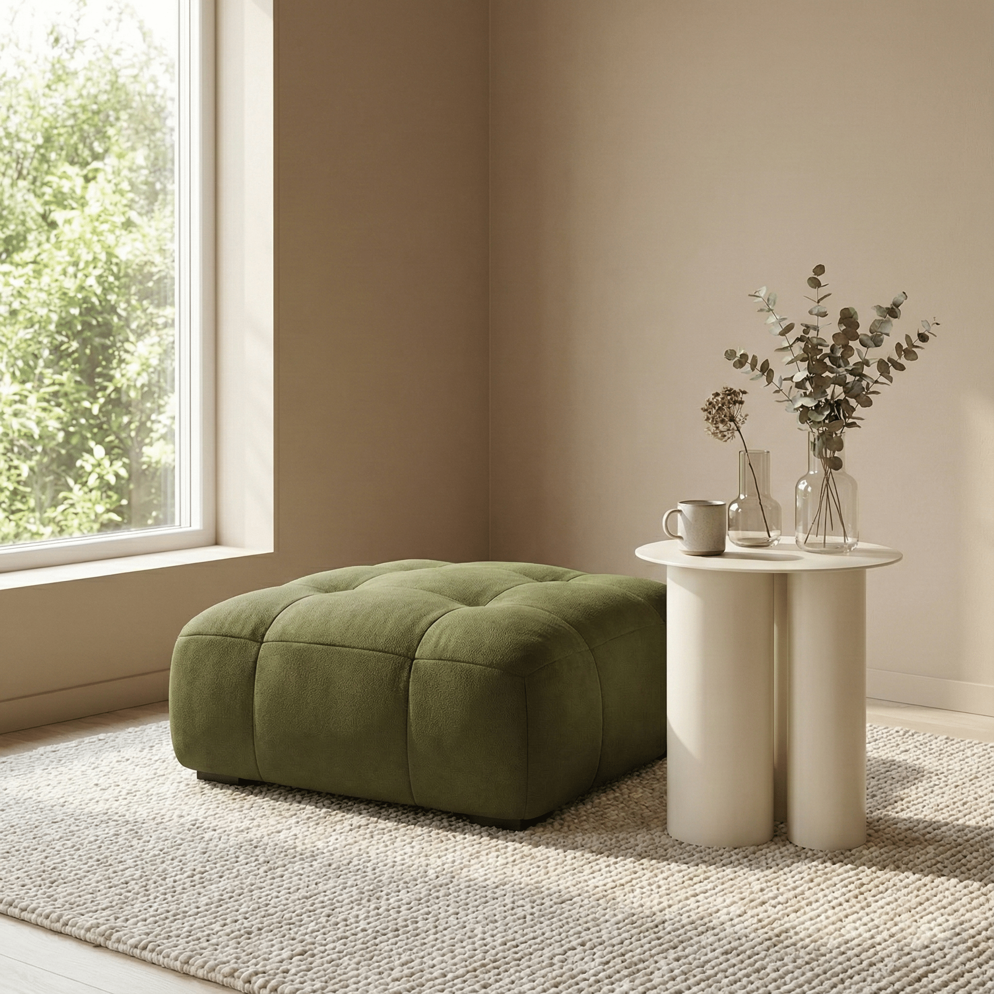 Moss Ottoman - Dextra Living