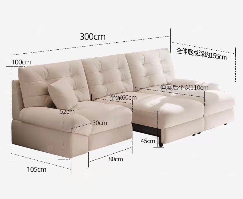 Nori Extendable Sofa - The Sofa Haus
